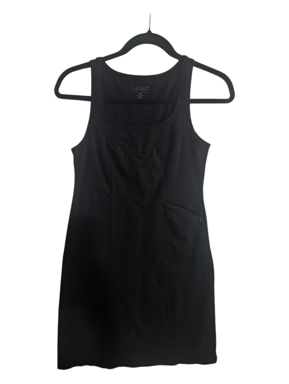 Athleta Black Racerback Active Mini Dress Size XXS
